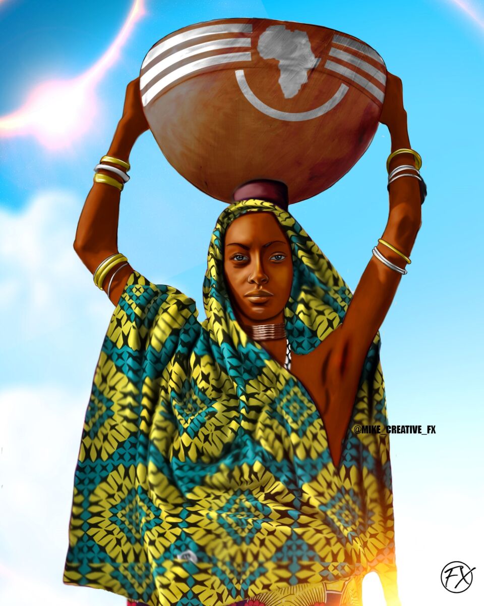 African artist Mike Creative