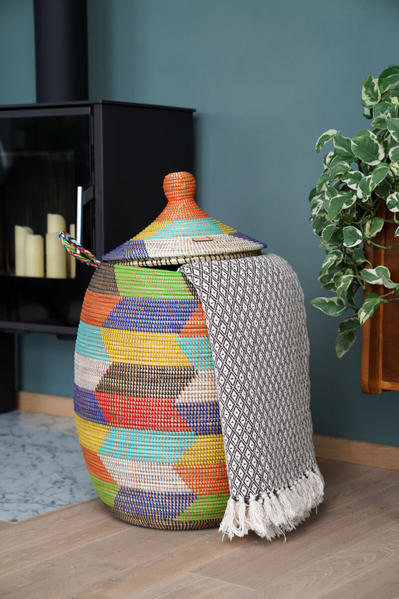 Senegalese woven basket